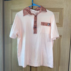 Nation Golf Co - Golden Hour Hard Collar Golf Shirt.